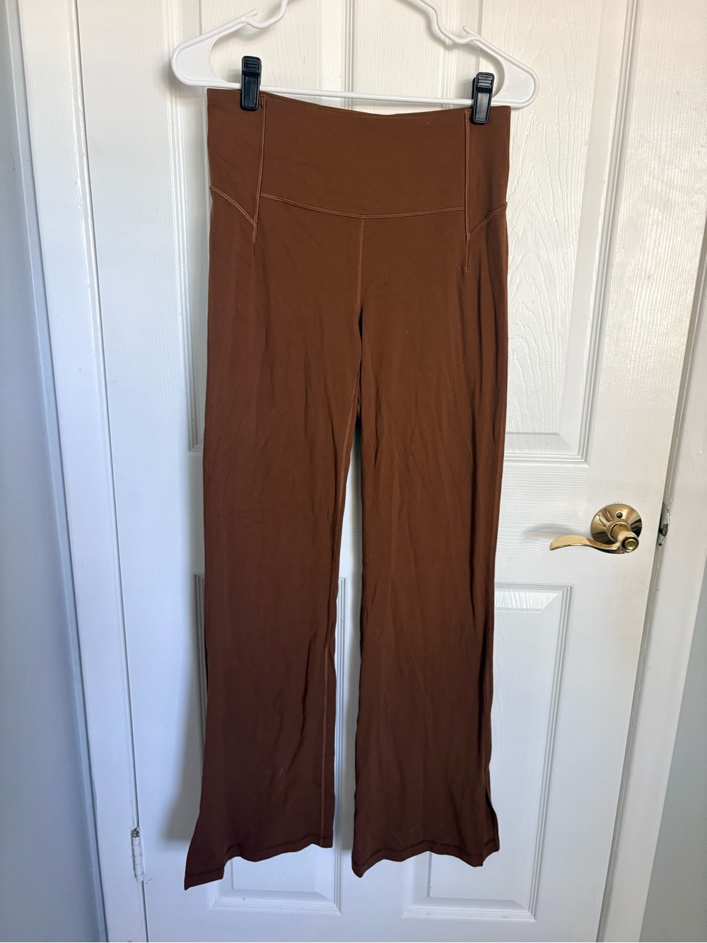 lululemon athletica Wide-Leg High-Rise Pants in Roasted Brown